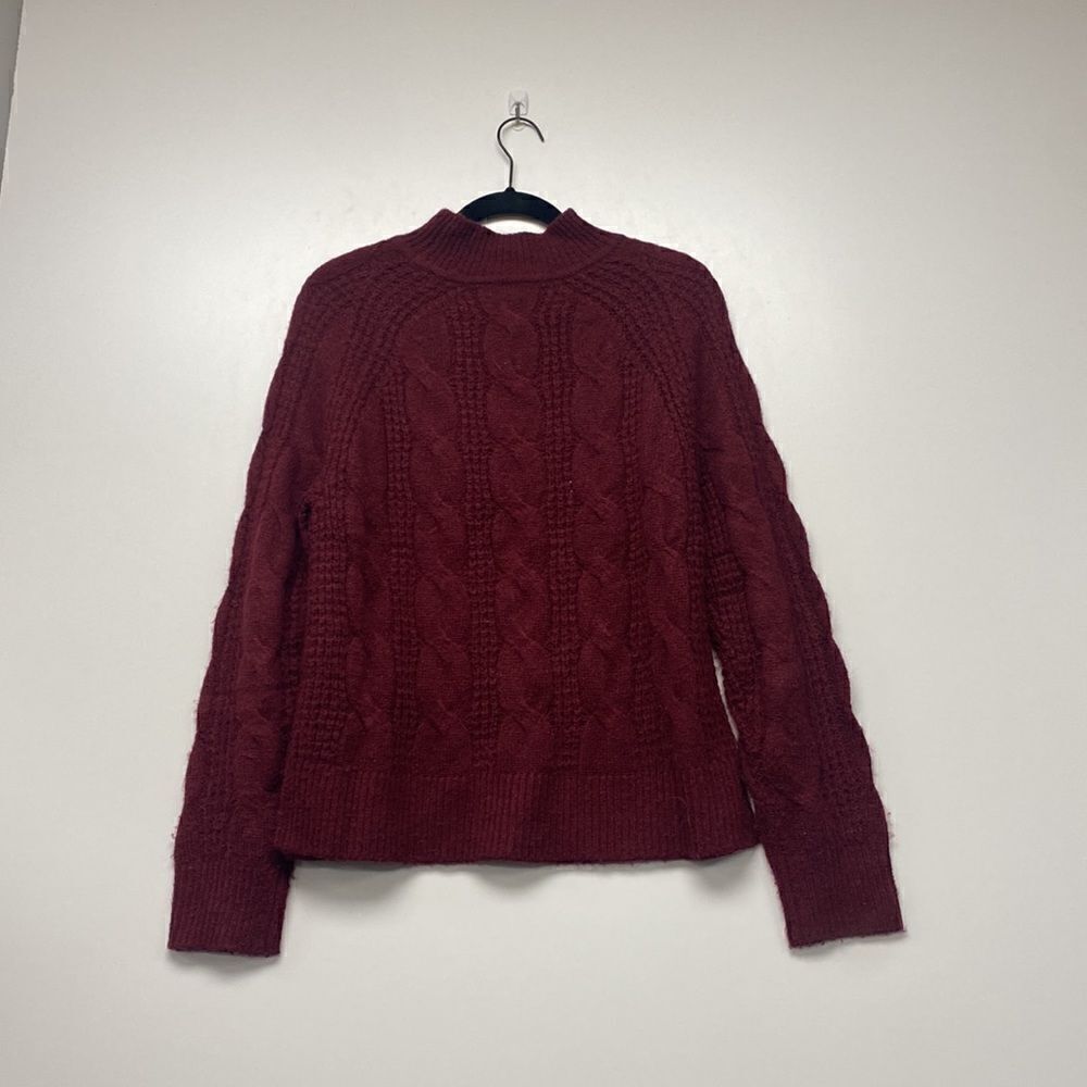 J. Crew Mockneck cable-knit sweater - Picture 4 of 4